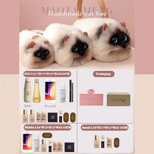 Plush Cat Crossbody Bag